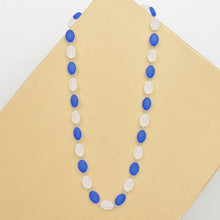 Load image into Gallery viewer, Colour Bead Necklace |  Cobalt Blue

