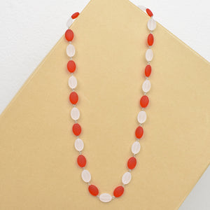 Colour Bead Necklace | Ruby