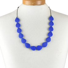 Load image into Gallery viewer, THSJ1258: Blue: Teardrop Resin Necklace