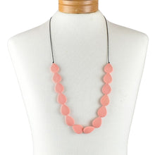 Load image into Gallery viewer, THSJ1260: Dusty Rose: Teardrop Resin Necklace