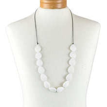 Load image into Gallery viewer, THSJ1261: White: Teardrop Resin Necklace