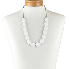 Load image into Gallery viewer, THSJ1261: White: Teardrop Resin Necklace