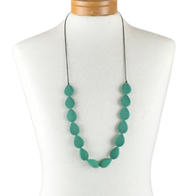 Load image into Gallery viewer, THSJ1262: Green: Teardrop Resin Necklace