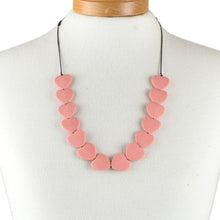 Load image into Gallery viewer, THSJ1264: Dusty Rose: Heart Resin Necklace
