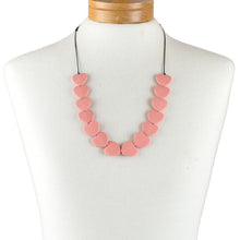 Load image into Gallery viewer, THSJ1264: Dusty Rose: Heart Resin Necklace