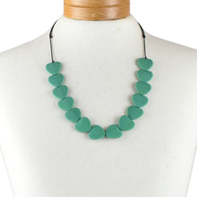 Load image into Gallery viewer, THSJ1266: Green: Heart Resin Necklace