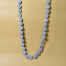 Load image into Gallery viewer, THSJ1271: Light Grey: Round Wooden Necklace