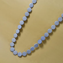 Load image into Gallery viewer, THSJ1271: Light Grey: Round Wooden Necklace