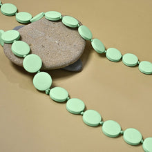 Load image into Gallery viewer, THSJ1272: Mint: Round Wooden Necklace