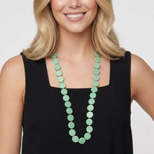 Load image into Gallery viewer, THSJ1272: Mint: Round Wooden Necklace