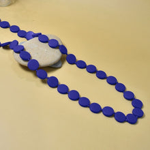 Load image into Gallery viewer, THSJ1274: Navy: Round Wooden Necklace