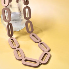 Load image into Gallery viewer, THSJ1277: Camel Brown: Chunky Wooden Necklace