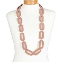 Load image into Gallery viewer, THSJ1277: Camel Brown: Chunky Wooden Necklace
