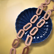 Load image into Gallery viewer, THSJ1277: Camel Brown: Chunky Wooden Necklace