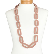 Load image into Gallery viewer, THSJ1277: Camel Brown: Chunky Wooden Necklace - J'adore Gifts
