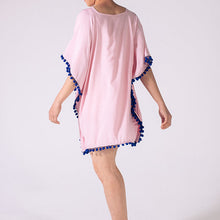 Load image into Gallery viewer, THSK1053: Sweet Pink: Emily Kaftan Top