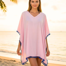 Load image into Gallery viewer, THSK1053: Sweet Pink: Emily Kaftan Top