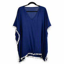 Load image into Gallery viewer, THSK1054: Navy Blue: Emily Kaftan Top
