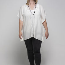 Load image into Gallery viewer, Lace Kaftan Top | White
