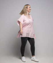 Load image into Gallery viewer, THSK1056: Sweet Pink: Lace Kaftan Top