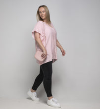 Load image into Gallery viewer, THSK1056: Sweet Pink: Lace Kaftan Top