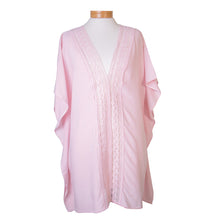 Load image into Gallery viewer, THSK1056: Sweet Pink: Lace Kaftan Top