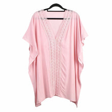 Load image into Gallery viewer, THSK1056: Sweet Pink: Lace Kaftan Top