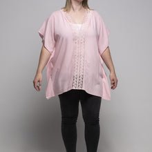Load image into Gallery viewer, Lace Kaftan Top | Sweet Pink
