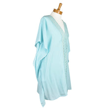 Load image into Gallery viewer, Lace Kaftan Top | Baby Blue
