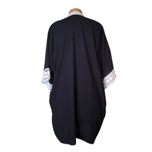 Load image into Gallery viewer, THSK1060: Black: Lace Kimono