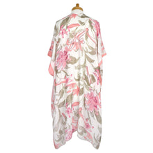 Load image into Gallery viewer, Floral Print Kimono | White
