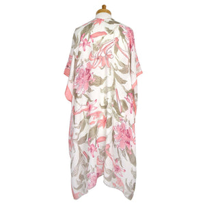 Floral Print Kimono | White