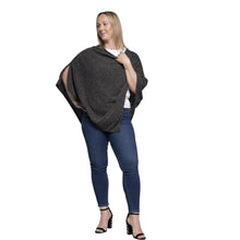 Load image into Gallery viewer, THSP1017: Charcoal: Pearl Poncho