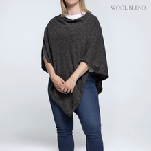Load image into Gallery viewer, THSP1017: Charcoal: Pearl Poncho