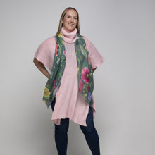 Load image into Gallery viewer, THSP1026: Pink: Cowl Neck Poncho