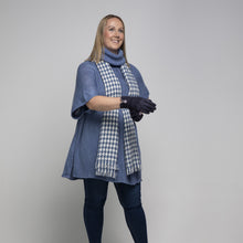 Load image into Gallery viewer, THSP1027: Egyptian Blue: Cowl Neck Poncho