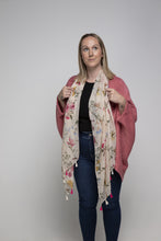 Load image into Gallery viewer, THSP1029: Coral Pink: Bat Wing Cardigan Cape

