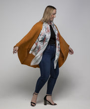 Load image into Gallery viewer, THSP1030: Honey: Bat Wing Cardigan Cape
