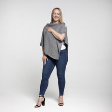 Load image into Gallery viewer, THSP1031: Grey : Angie Poncho