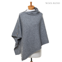 Load image into Gallery viewer, THSP1031: Grey : Angie Poncho