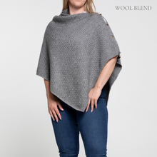 Load image into Gallery viewer, THSP1031: Grey : Angie Poncho
