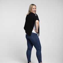Load image into Gallery viewer, THSP1032: Black: Angie Poncho