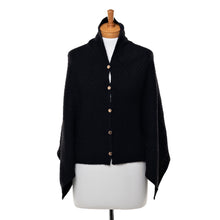 Load image into Gallery viewer, THSP1032: Black: Angie Poncho