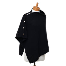 Load image into Gallery viewer, THSP1032: Black: Angie Poncho
