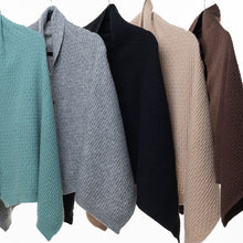 Load image into Gallery viewer, THSP1032: Black: Angie Poncho