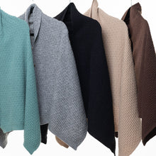 Load image into Gallery viewer, THSP1032: Black: Angie Poncho