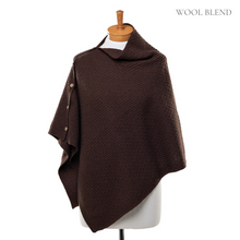 Load image into Gallery viewer, THSP1033: Brown: Angie Poncho