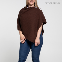 Load image into Gallery viewer, THSP1033: Brown: Angie Poncho