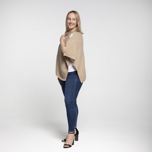 Angie Poncho | Taupe