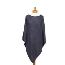 Load image into Gallery viewer, THSP1038: Navy: Pearl Poncho